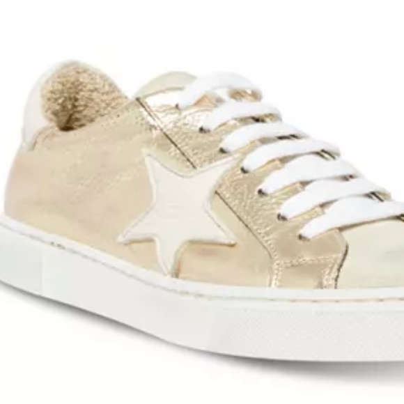 steve madden gold tennis shoes